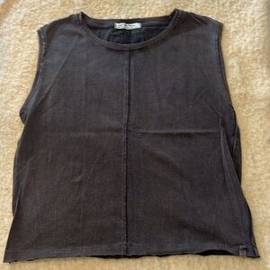 EUC We The Free Free People Brown Tank